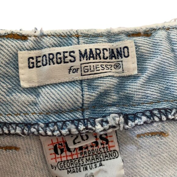 Vintage 80’s Guess Hi Waisted Zipper Ankle Tapered Leg Jeans - Picture 10 of 11